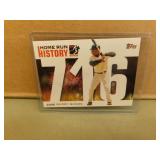 2006 Topps Barry Bonds BB716 Home Run History Card