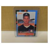 1987 Leaf Rookie Tom Glavine #644 card