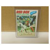 1977 Topps Carlton Fisk #640 card