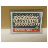 1976 Topps Montreal Expos Team #216 card