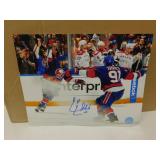 Cal Cutterbuck Auotgraphed 8x10 with Tavares