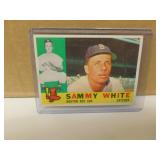 1960 Topps Sammy White #203 card