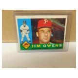 1960 Topps Jim Owens #185 card