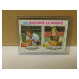 1977 Topps Victory Ldrs Palmer, Jones #5 card