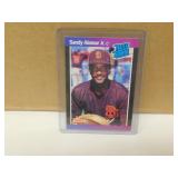 1988 Leaf Rookie Sandy Alomar Jr. #28 card