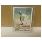 1982 Topps Rickey Henderson #610 card