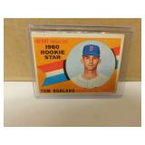 1960 Topps RC Tom Borland #117 card