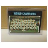 1971 Topps World Champions #1 card