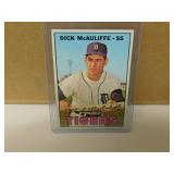 1967 Topps Dick McAuliffe #170 card