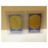 1965 Topps Embossed - Lot of 4 cards