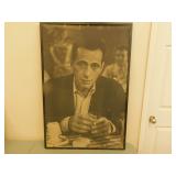 1960's Framed Poster Humphrey Bogart   28x42
