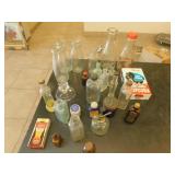 Collectable bottles various sizes