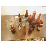 Collectable bottles various sizes