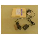 Super nintendo console with accesories