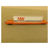 2 - CIRCUS FLAT CAR 'AL G. BARNES' + 40' CONTAINER