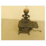 Vintage crescent salesman sample stove lamp