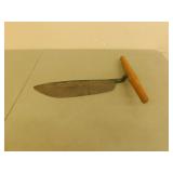 Antique hay knife  18 in long