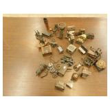 Vintage diecast miniature metal pencil sharpeners