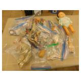 Vintage dolls parts and accesories