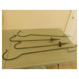 Metal garden plant hangers - various lengths