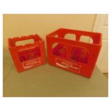 2 Collectable plastic Coke cases