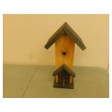 Decorative wooden bird house  24 in tall