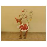 Metal Rudolph decoration  51 in tall