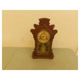 Antique Ansonia Walnut Cased Shelf Clock