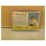 1962 Post Cereal Mickey Mantle #5 Baseball Card