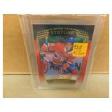 2024-25 UD Lane Hutson #50 Rookie Red Statue Card