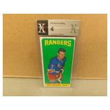 1964-65 Topps Rod Gilbert #24 Graded Tall Boy card