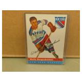 1954-55 Topps Walter Hergesheimer #22 Hockey Card