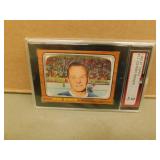 1966-67 Topps Johnny Bower #12 Graded Hockey Card