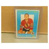 1959-60 Topps Glenn Hall #32 Hockey Card