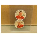 1961-62 Salada Litzenberger/ Godfrey Hockey Coins
