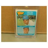 1965 Topps Koufax / Drysdale #8 ERA Leaders card