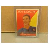 1958-59 Topps Andy Bathgate #21 Hockey Card