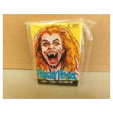 1985 Unopened Pack Topps Fright Flicks