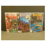 Decetive Comics 602,603,605,606,607,609,609