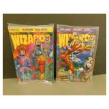 Wizard #23 + #27 - Sealed with Cards