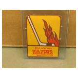 1972 OPC Philadelphia Blazers Team Logo Sticker