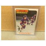 1978-79 OPC Mike Bossy #1 Highlight Goal by Rookie