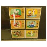 6 - 1960's Fleer Casper Huey Audrey Trading Cards