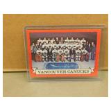 1973-74 OPC Vancouver Canucks #107 Team Card