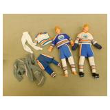 2 Collectible Wayne Gretzky Dolls - Extra Clothes