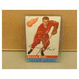 1954-55 Topps Benny Woit #9 Hockey Card