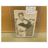 1969 OPC Willie Mays Deckle Edge Baseball Card