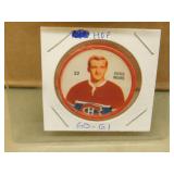 1960-61 Schirriff Dickie Moore #22 HOF Hockey Coin