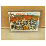 1973-74 OPC Penguins #204 team Card - Marked