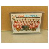1973-74 OPC Red Wings #197 team Card - Marked